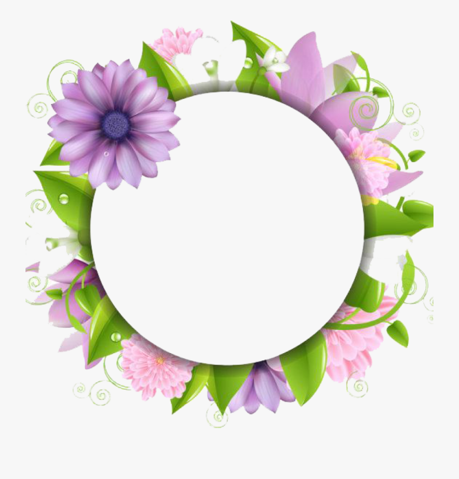 Flower Border Png Download Flowers Borders Free Photo - Flower Border Vector Png, Transparent Clipart