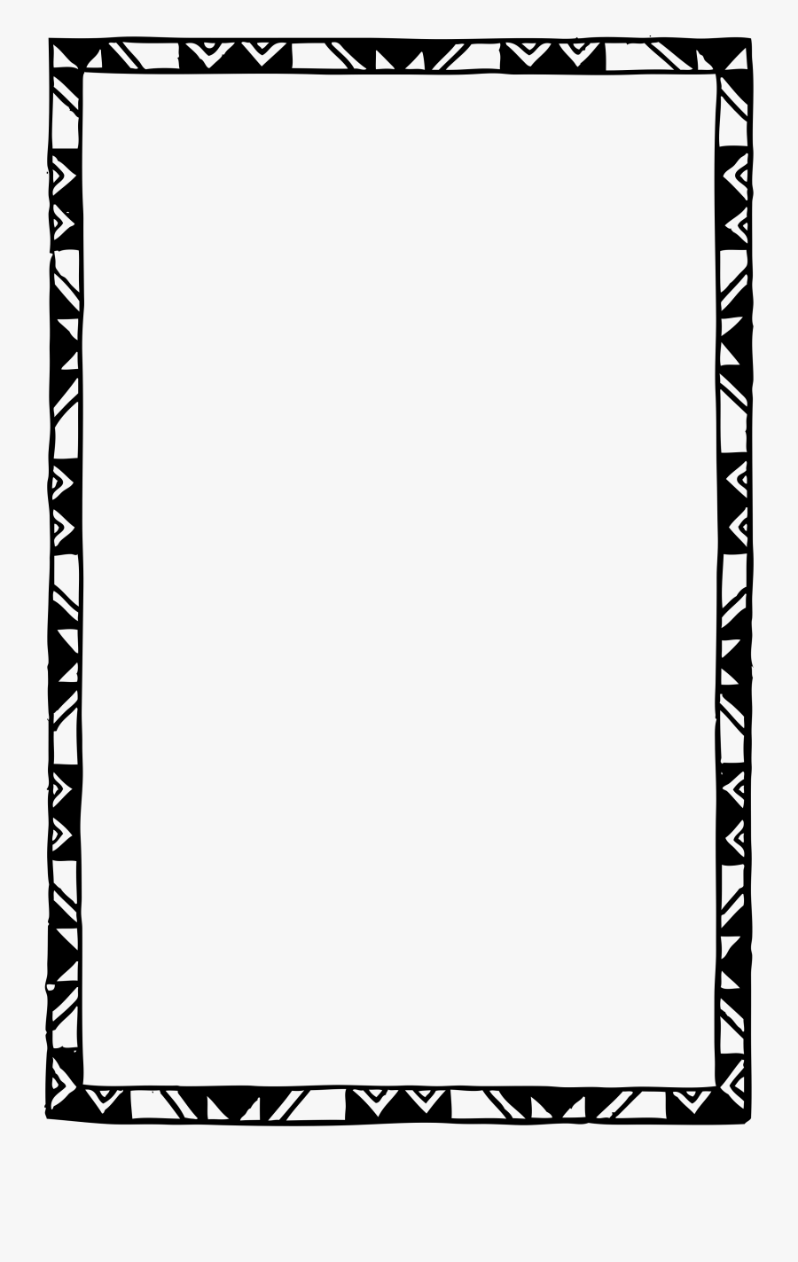 Black Border, Transparent Clipart