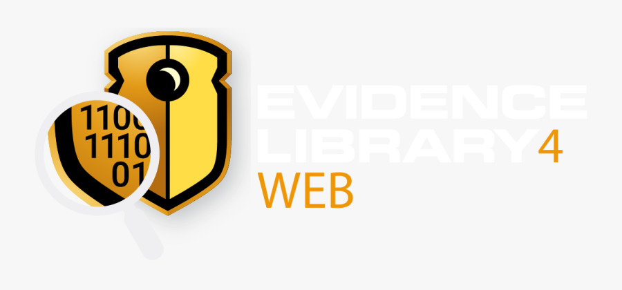 Evidence Library 4 Web Logo White, Transparent Clipart