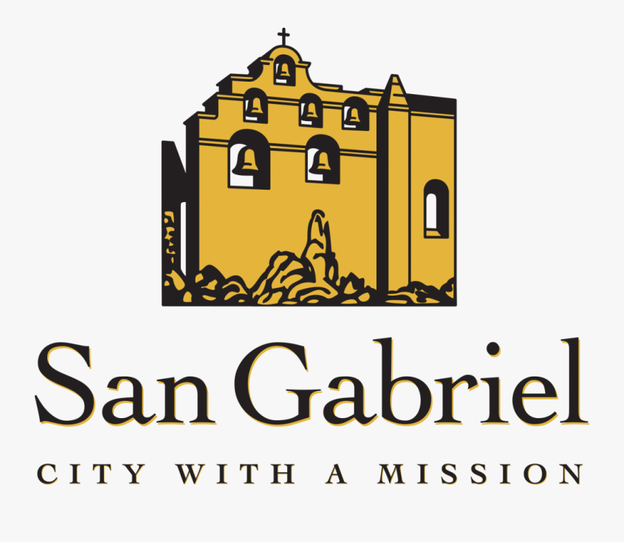 Sg Logo Color Tagline - City Of San Gabriel Logo, Transparent Clipart