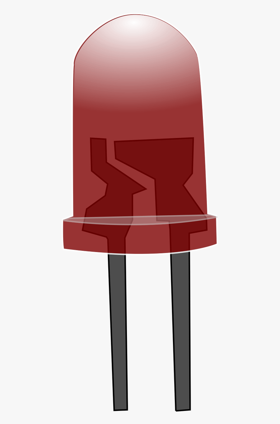 Red Led Light Png, Transparent Clipart