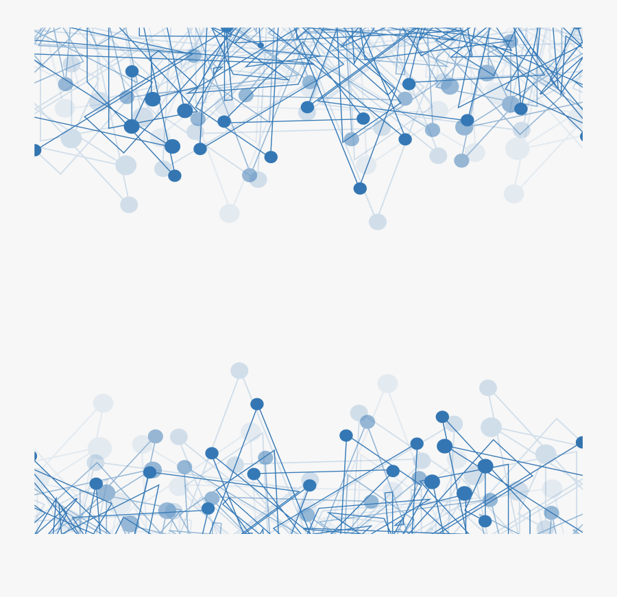 Technology, Download, Computer Network, Blue, Square - Technology Border Design Png, Transparent Clipart