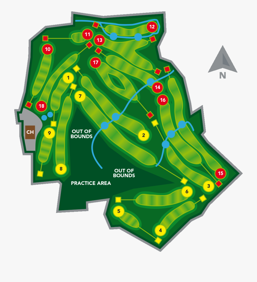 Wergs Golf Club Scorecard, Transparent Clipart