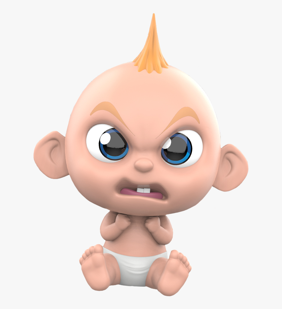 Incredibles Baby Jack Mad, Transparent Clipart