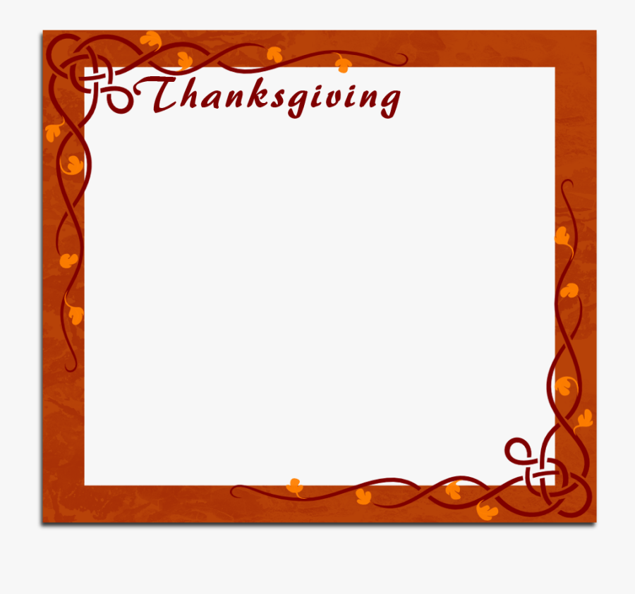 Frames Clipart Thanksgiving - Happy Thanksgiving Thanksgiving Frames, Transparent Clipart