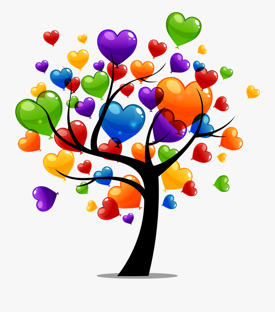 Birthday Cake Wish Greeting Card Wedding Invitation - Happy Birthday Rainbow Hearts, Transparent Clipart