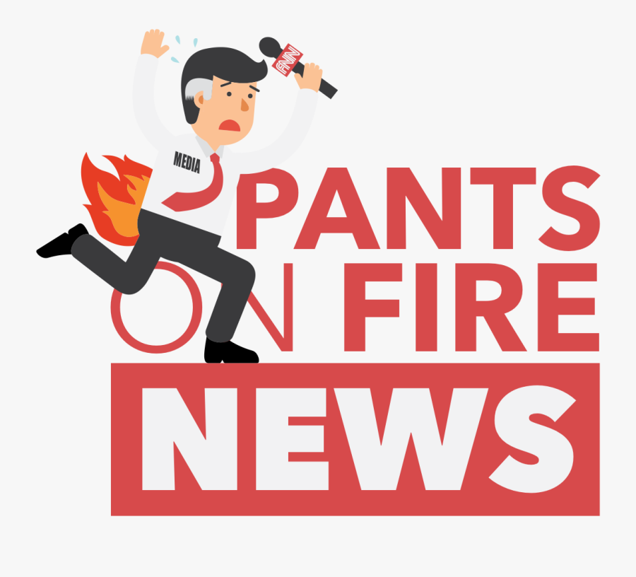 Pants On Fire News - Cartoon, Transparent Clipart