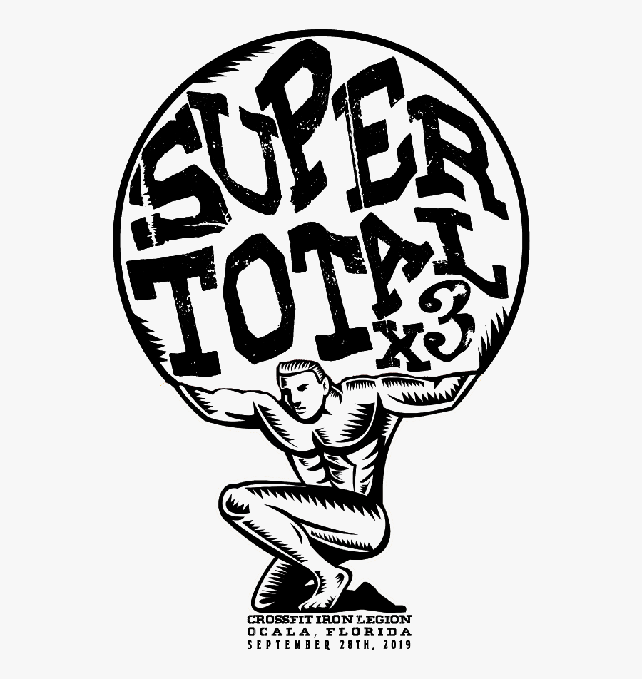 Super Total X3 Logo - Title Atlas, Transparent Clipart