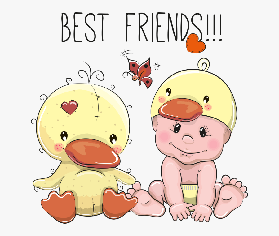 #scduck #duck #baby #cute #bestfriends #yellow #ftestickers - Baby Frog Cartoon, Transparent Clipart