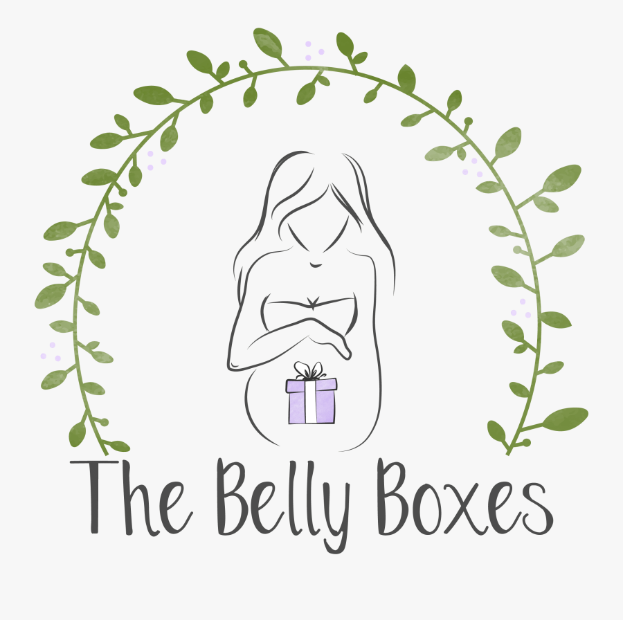 The Belly Boxes Pregnancy Subscription Logo - Illustration, Transparent Clipart