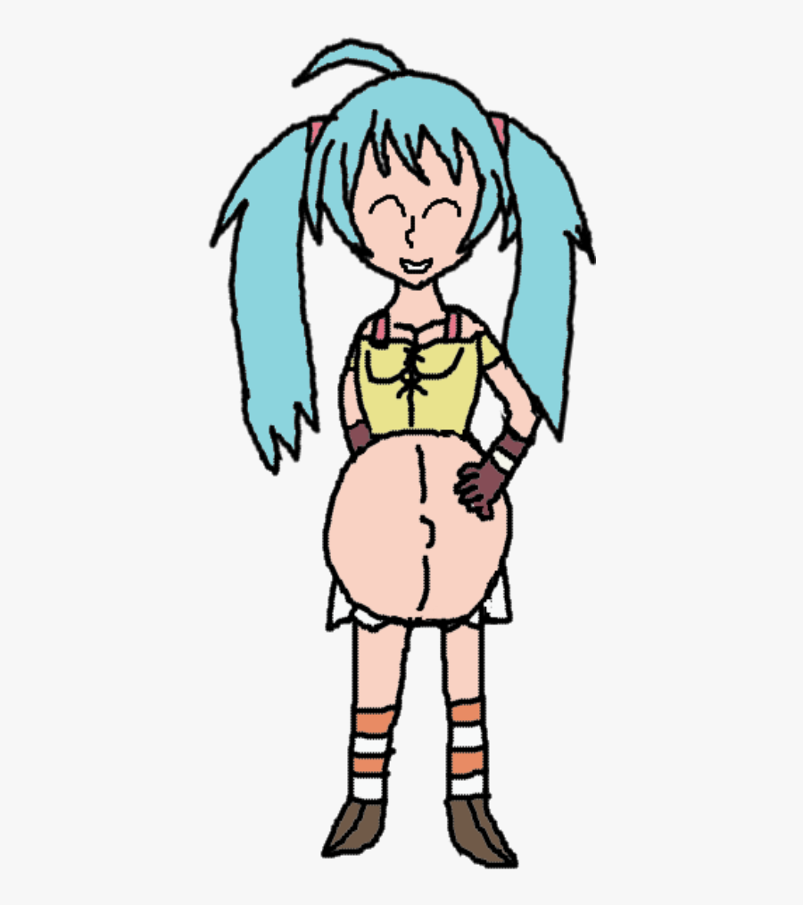 Pregnant Runo - Cartoon, Transparent Clipart