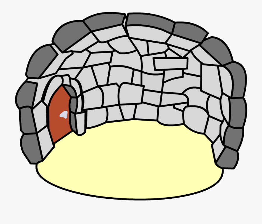 Club Penguin Wiki - Igloo, Transparent Clipart