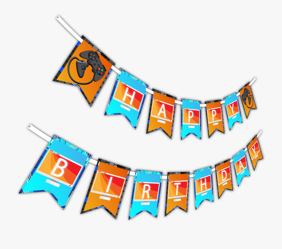 Video Gamer Game On "happy Birthday, Transparent Clipart