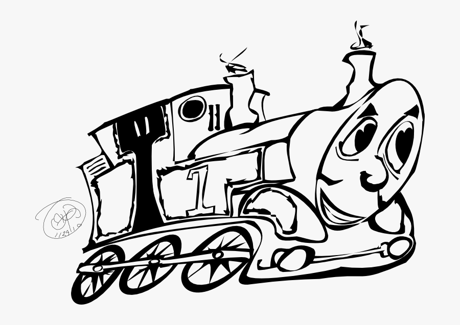 Collection Of Free Engine Drawing Tank Download On - Locomotive, Transparent Clipart