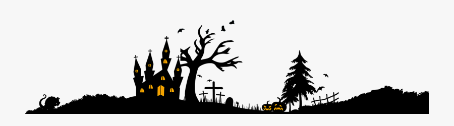 Halloween - Silhouette, Transparent Clipart