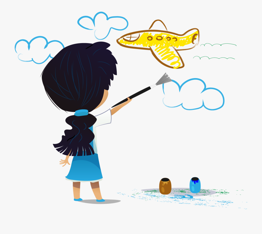 Transparent Out Of Office Clipart - Niño Pintando Png, Transparent Clipart