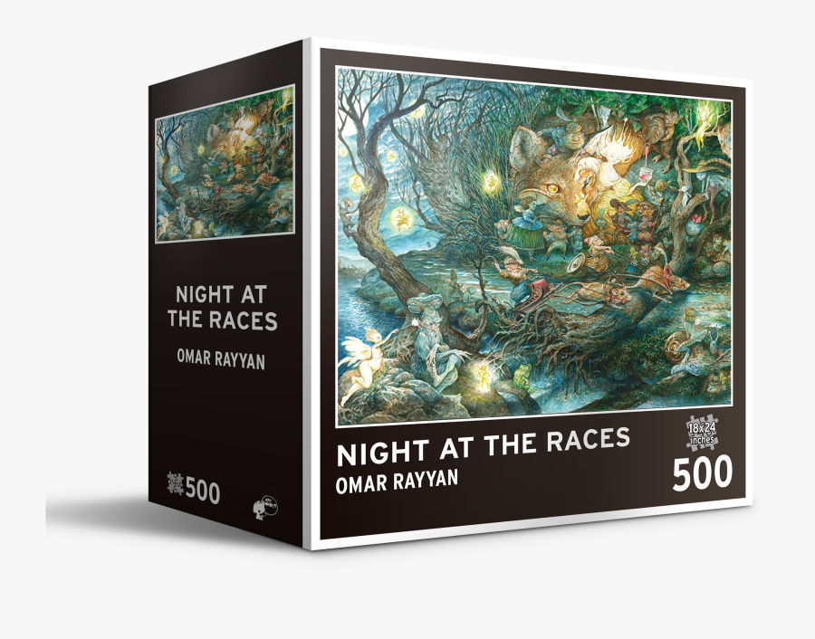 Night At The Races Jigsaw Puzzle - Omar Rayyan A Night At The Races, Transparent Clipart