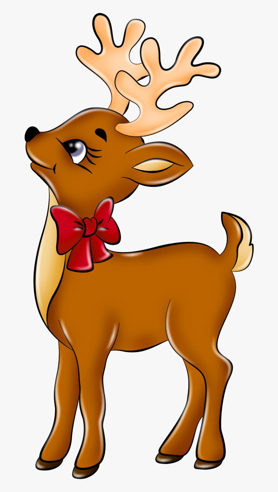 Cute Rudolph, Transparent Clipart