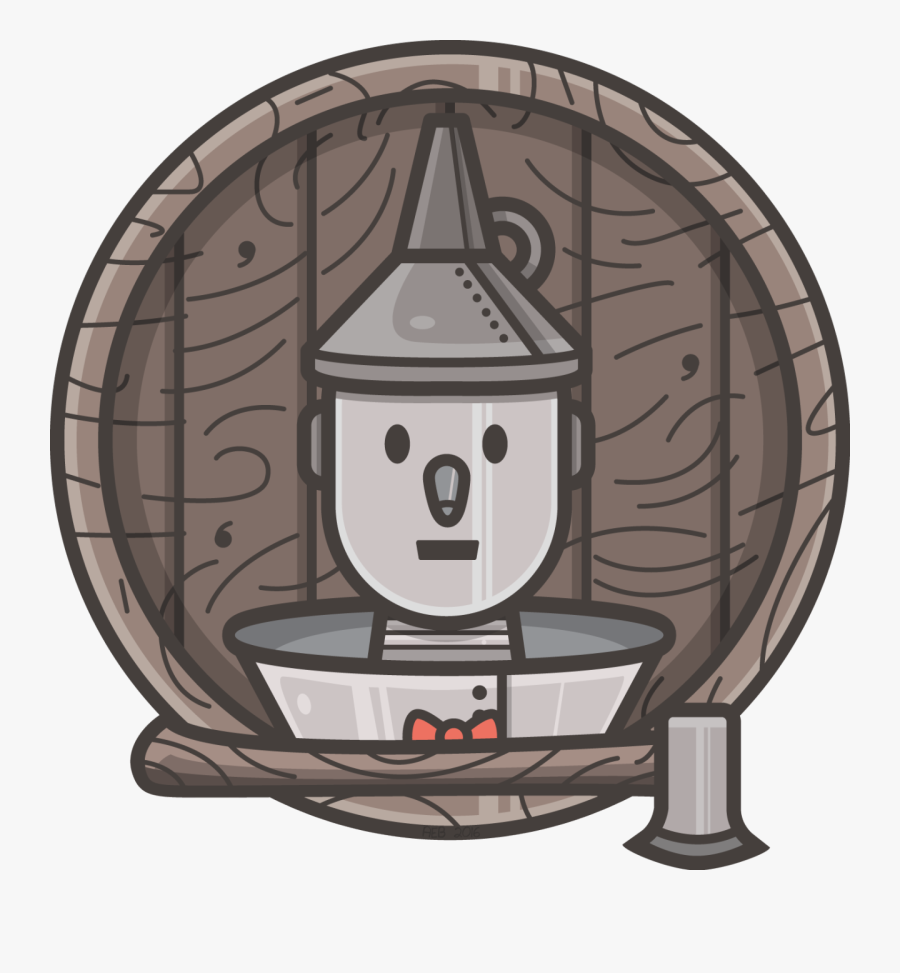 Tin Man Icon - Illustration, Transparent Clipart