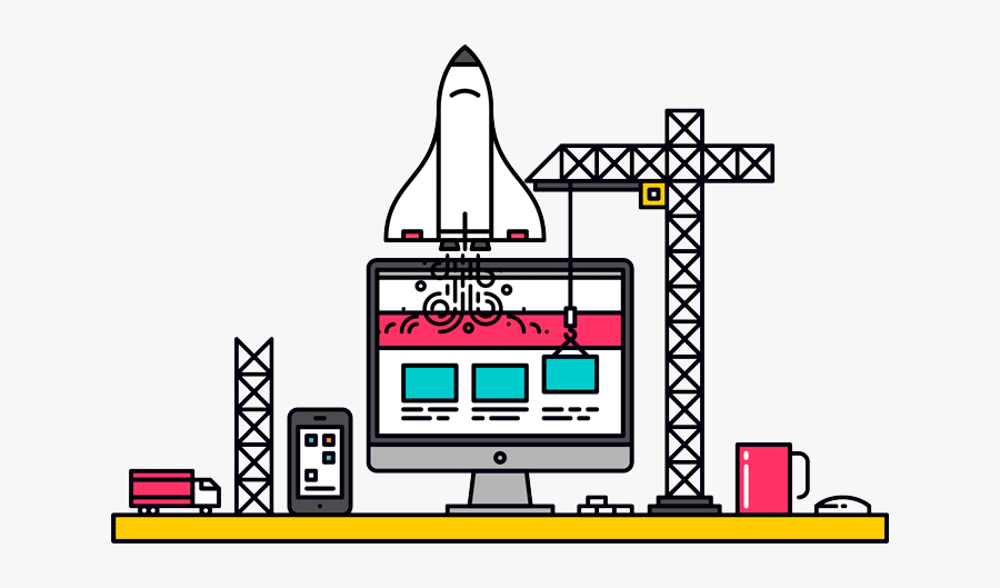 Blog To Biz Strategies - Building A Website, Transparent Clipart