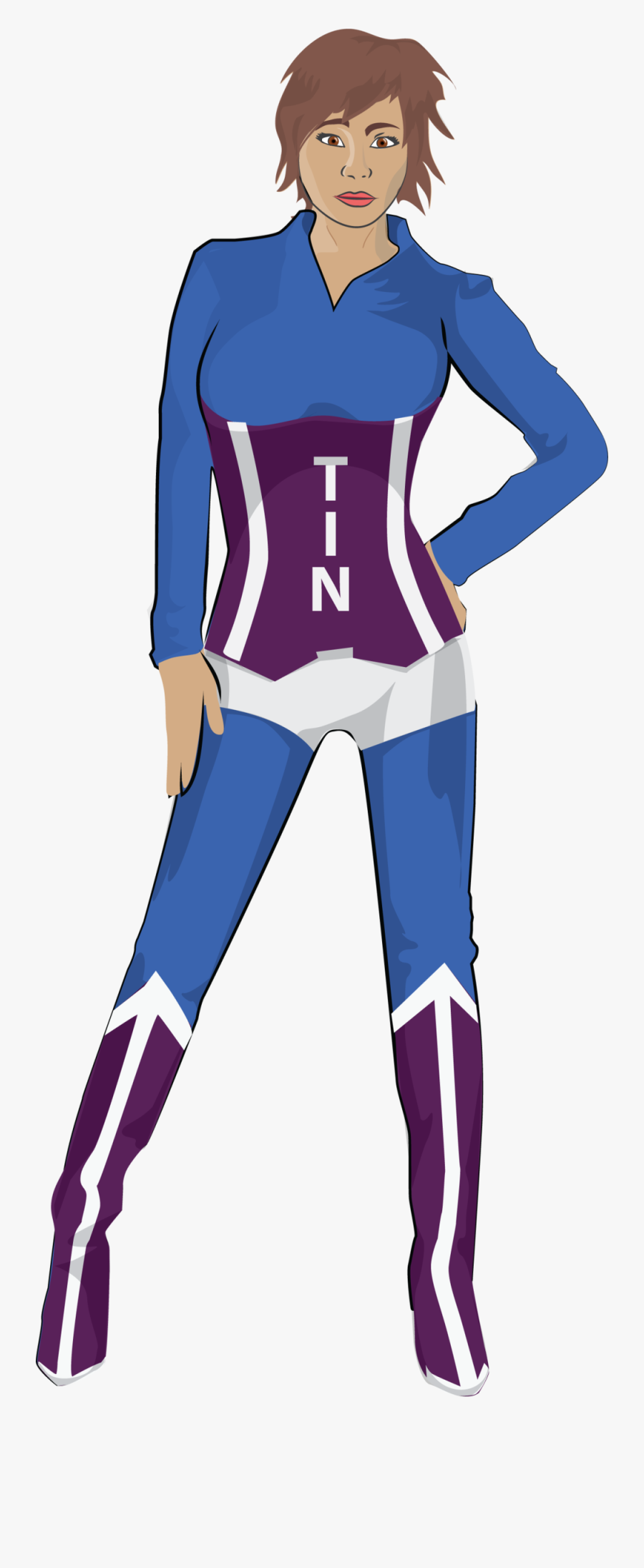 Tin-girl2, Transparent Clipart