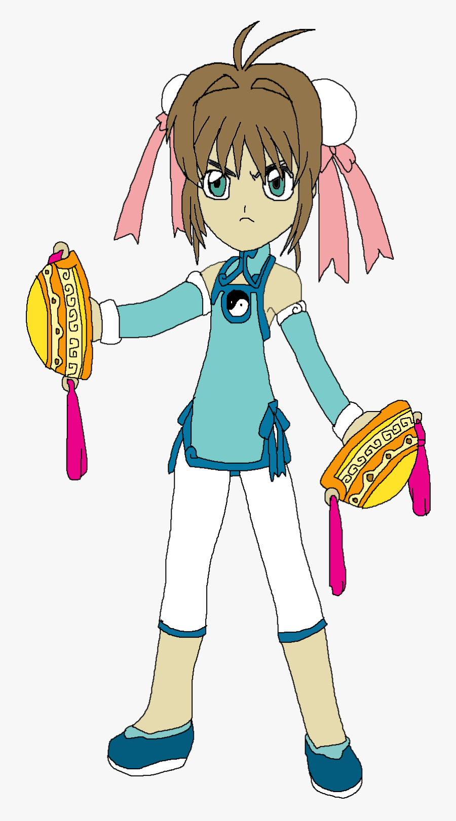 Sakura Dressed As Yumi"s Dragon Kung Fu Fighter - Ape Escape 3 Yumi Kung Fu, Transparent Clipart
