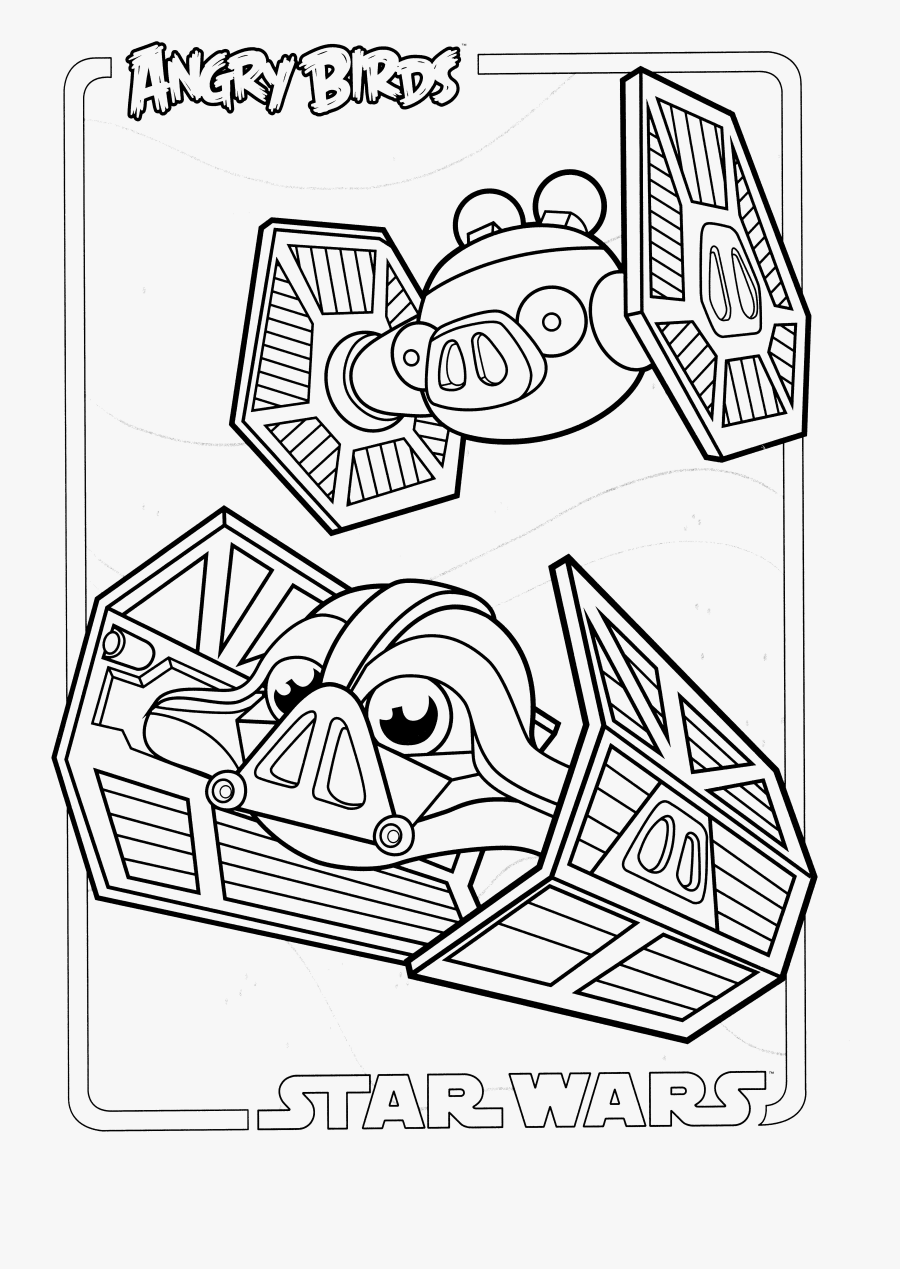 Angry Birds Star Wars Tie Fighter, Transparent Clipart
