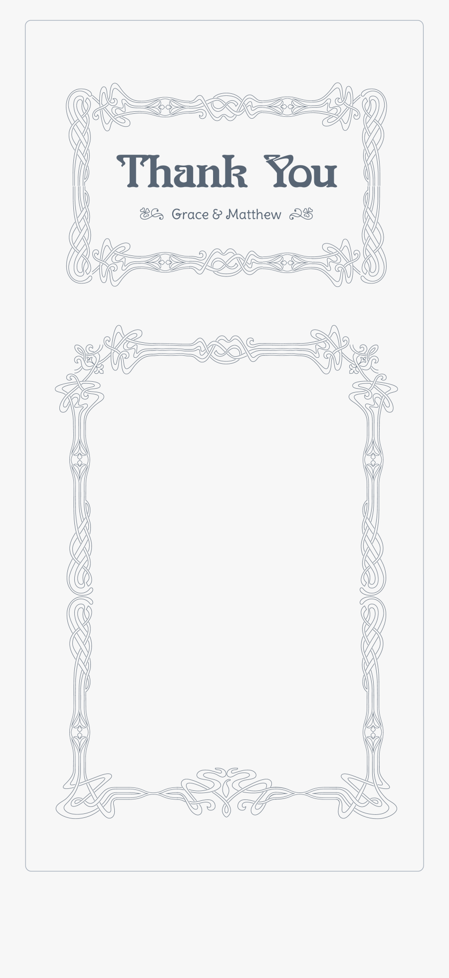 Create Elegant "art Nouveau - Díky, Transparent Clipart