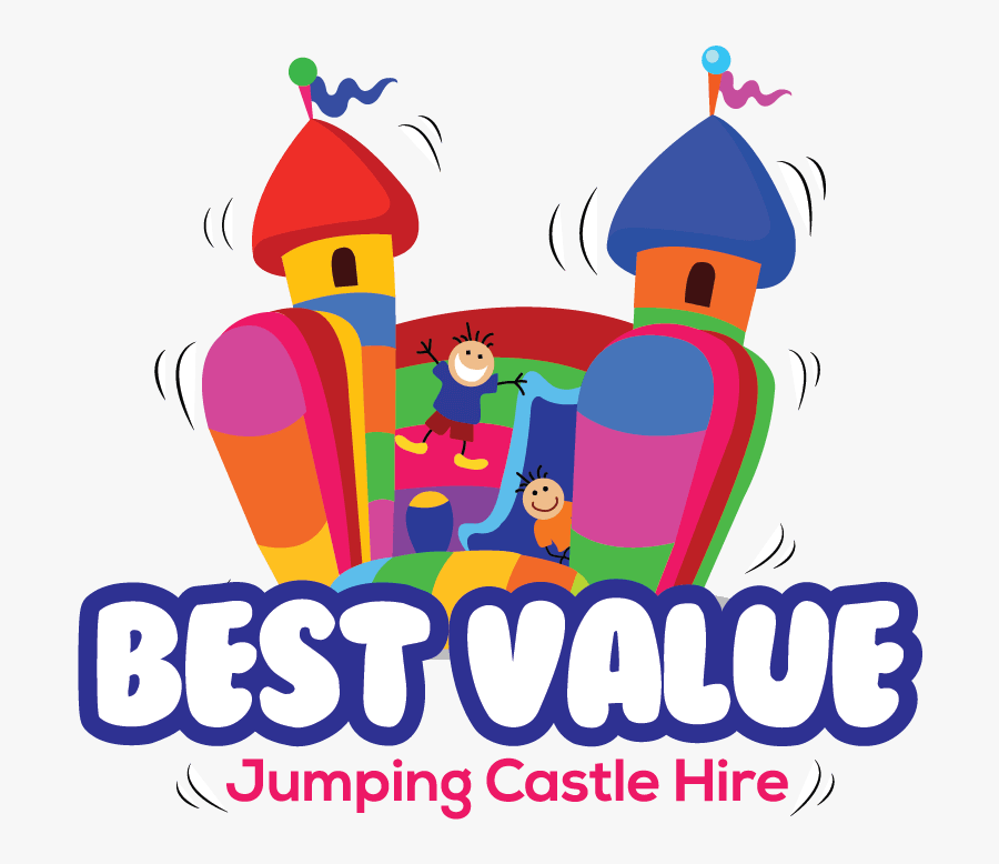 Best Value Jumping Castle Hire Melbourne - Bouncy Castle Logo Design Png, Transparent Clipart