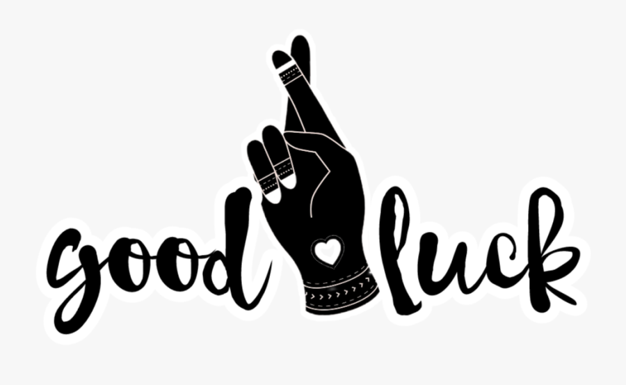 #goodluck #goodlookin #boasorte #fingers #crossedfingers - Illustration, Transparent Clipart