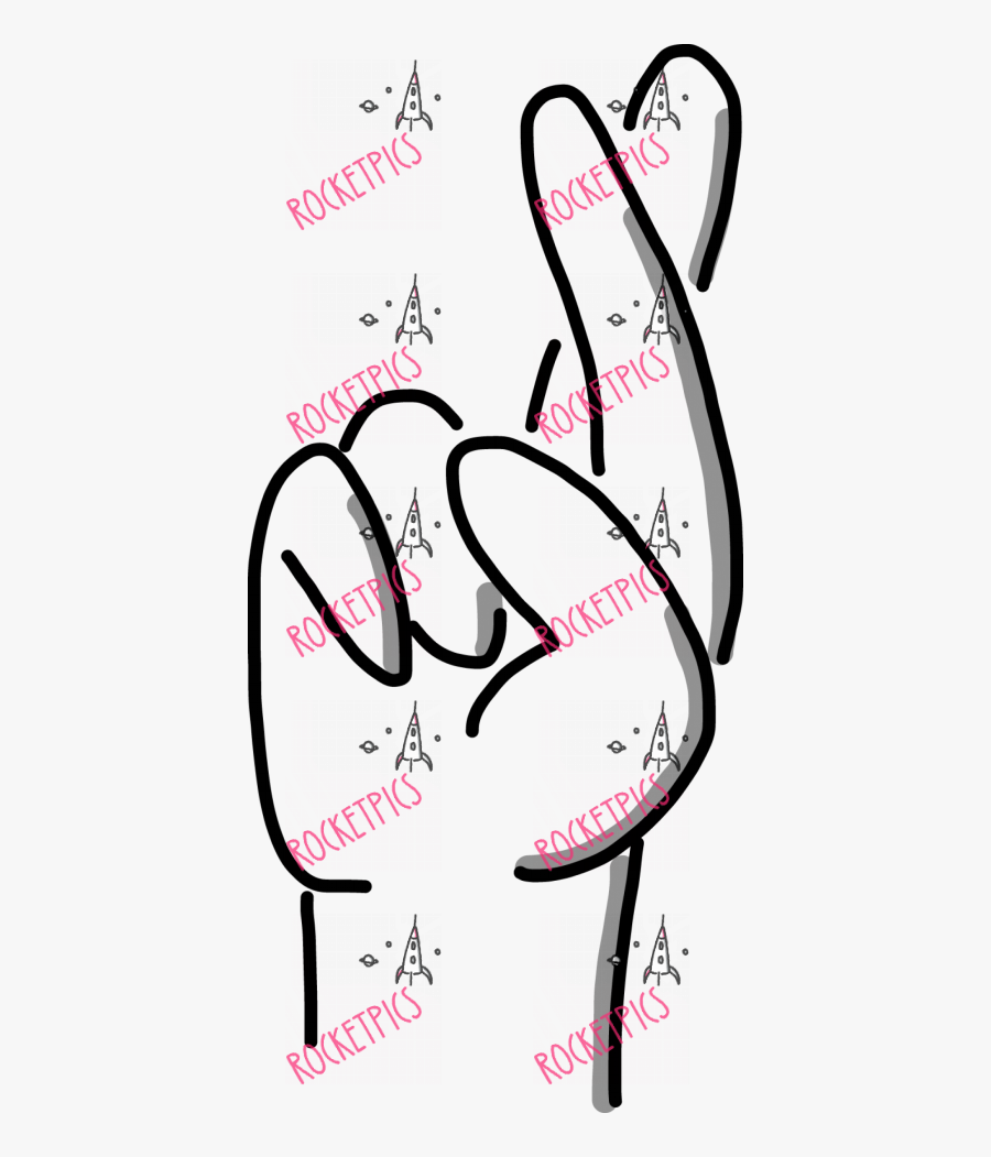 Crossed Fingers, Transparent Clipart