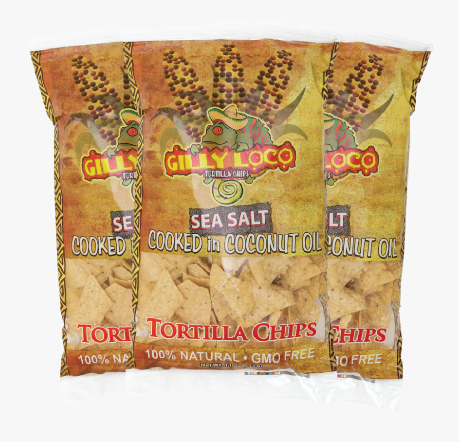Chips Cooked In Coconut Oil 3-pack"
 Class= - Gilly Loco, Transparent Clipart
