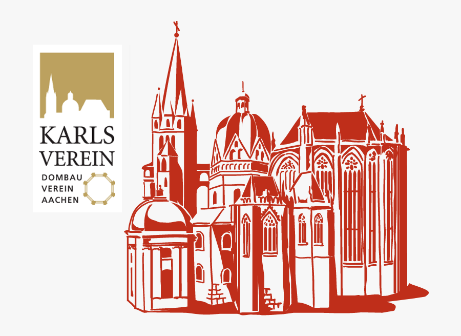 Painting Aachener Cathedral - Dom Zu Aachen Logo, Transparent Clipart