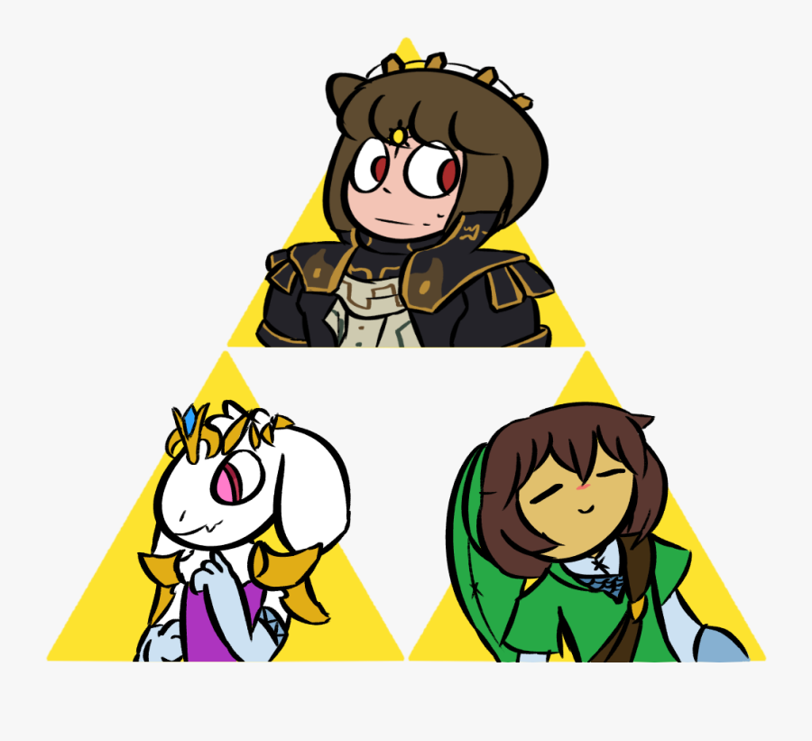 Undertale Yellow Clip Art - Undertale Triforce, Transparent Clipart