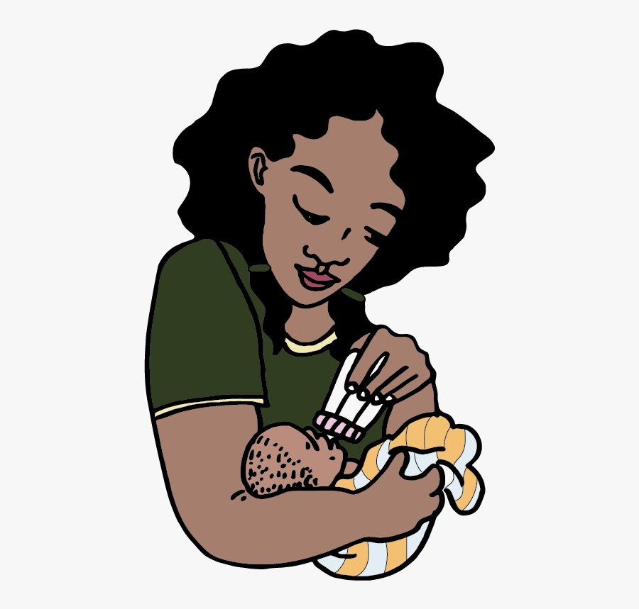 Bottlefeeding Web Transp, Transparent Clipart