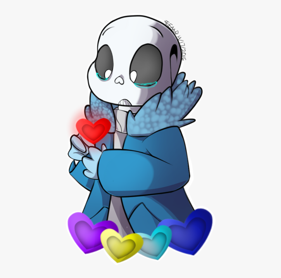 #sans #undertale #determination #souls - Cartoon, Transparent Clipart