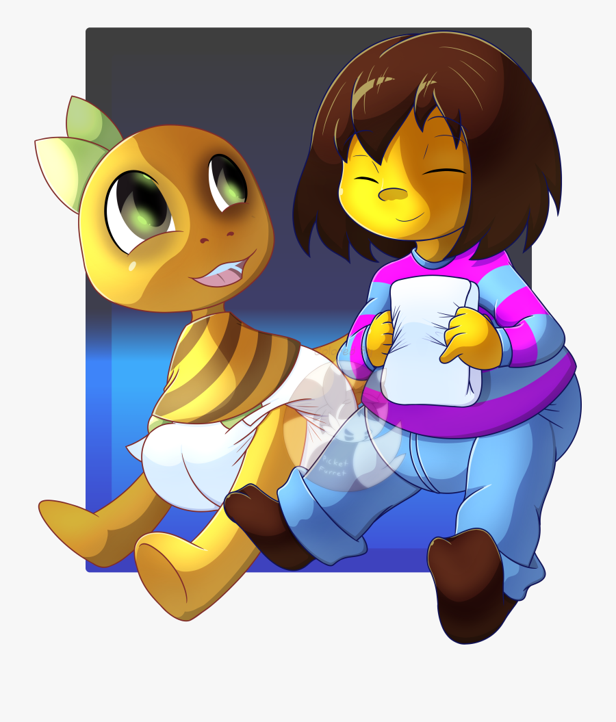 Diapers And Determination - Undertale Diaper , Free Transparent Clipart