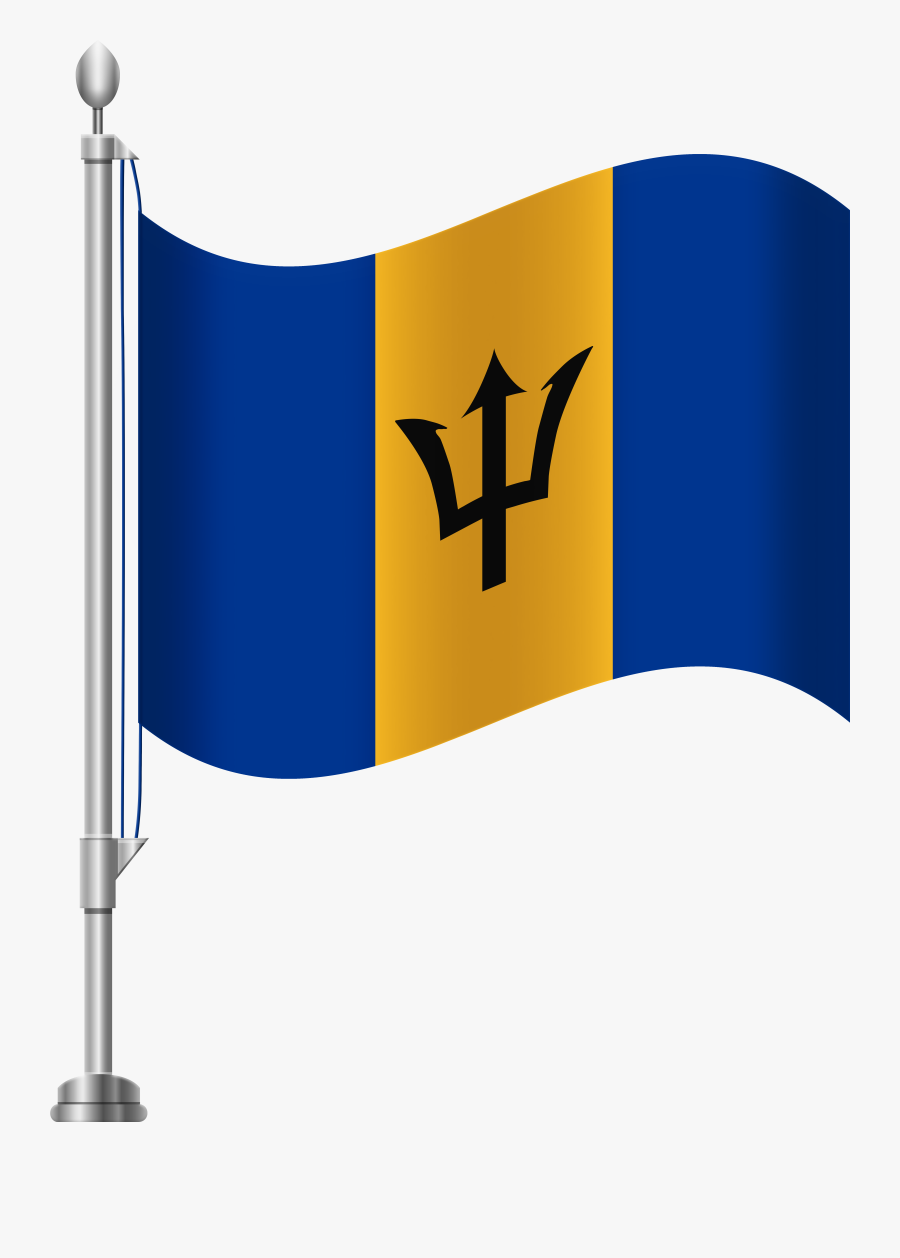 Barbados Flag Png Clip Art, Transparent Clipart