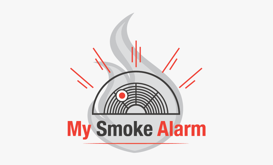 My Smoke Alarm Fire Safety Logo - Graphics, Transparent Clipart
