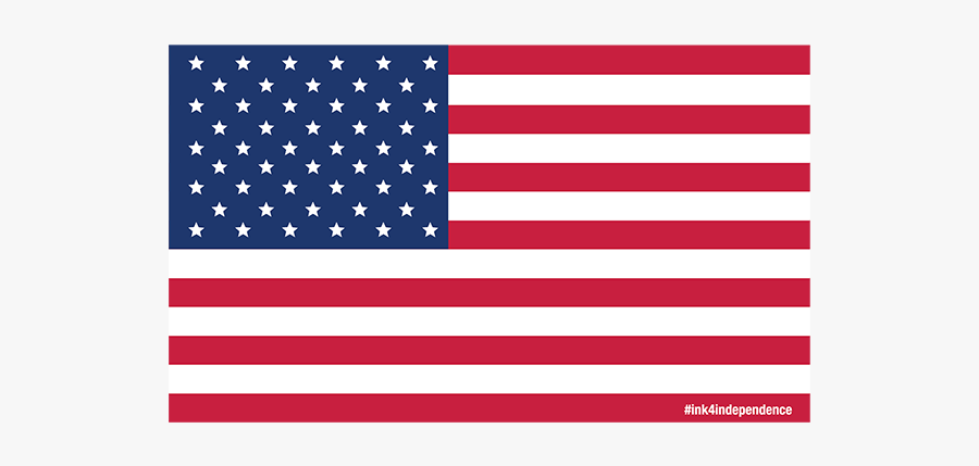 3 Inch X 5 Inch American Flag Sticker - Hill Air Force Base, Transparent Clipart