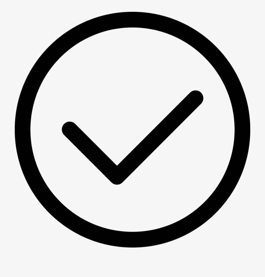 Determination - Circle Transparent Check Mark, Transparent Clipart