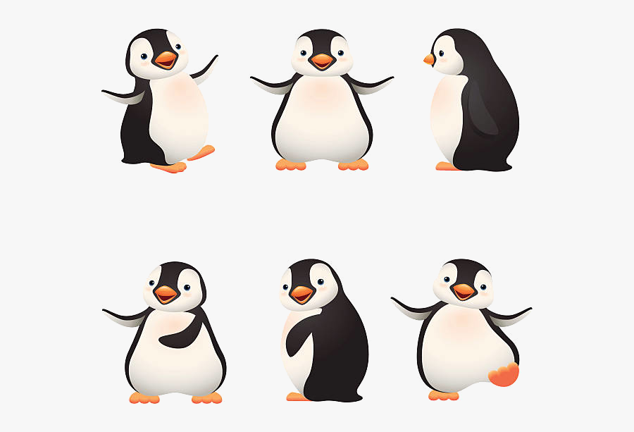 Penguin Royalty Free Clip Art Vector Images Illustrations - Penguin Illustration, Transparent Clipart