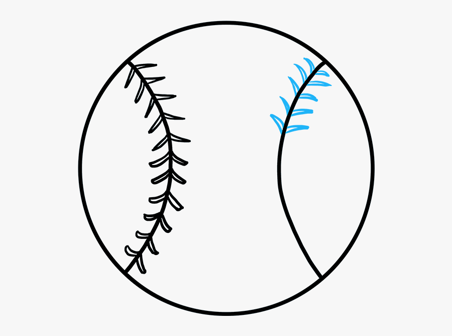 How To Draw Baseball - Baseball How To Draw, Transparent Clipart