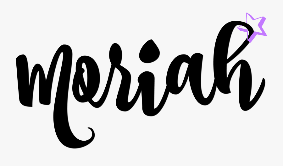 Moriah - Lorelai Name, Transparent Clipart