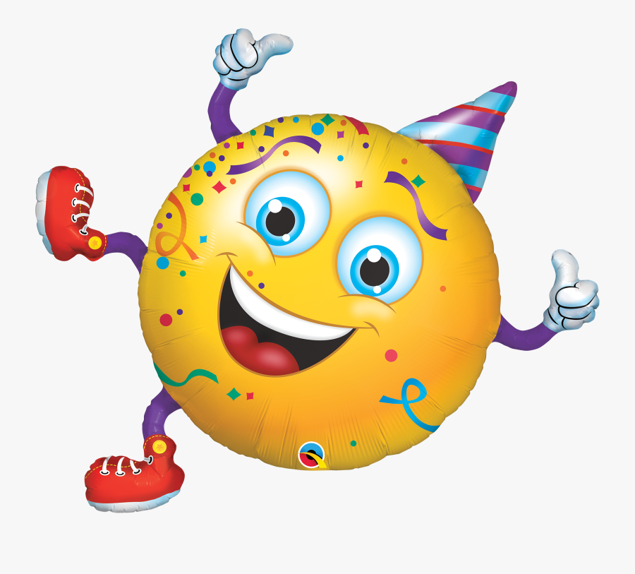Party Smiley, Transparent Clipart