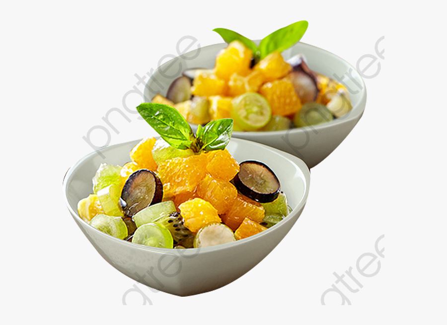 Salad Bowl Of Fruit Salad - Fruit Salad, Transparent Clipart