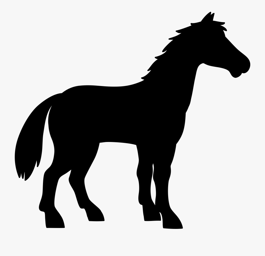 Mule Vector Graphics Donkey Silhouette Image - Mane, Transparent Clipart