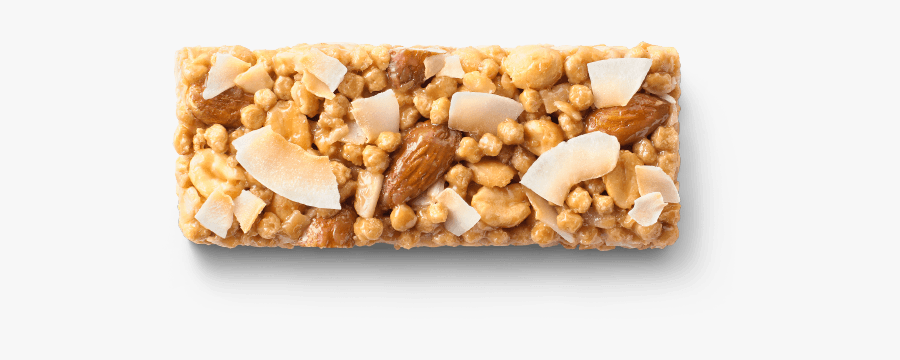 An Unwrapped Cascadian Farm Granola Bar Sitting On - Cashew, Transparent Clipart