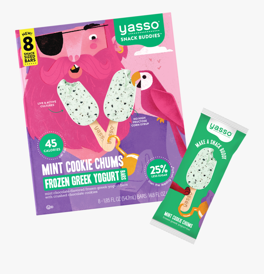 Yasso Greek Yogurt Bars Mint, Transparent Clipart
