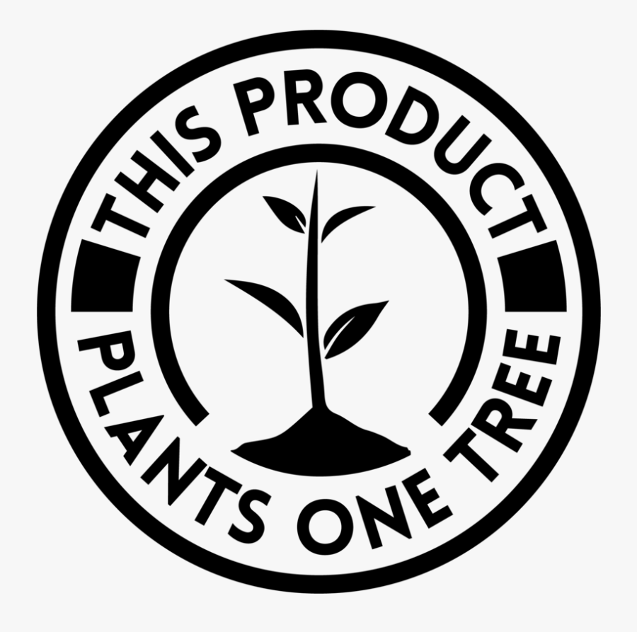 One Tree Planted Logo, Transparent Clipart